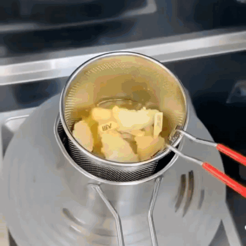 Premium Stainless Steel Deep Fryer Pot with Oil Draining Basket